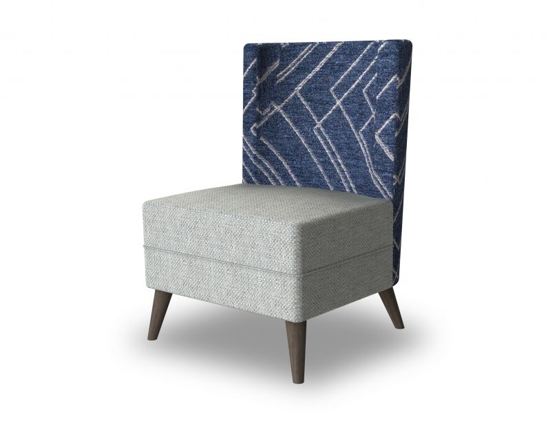 Chaise longue à bras