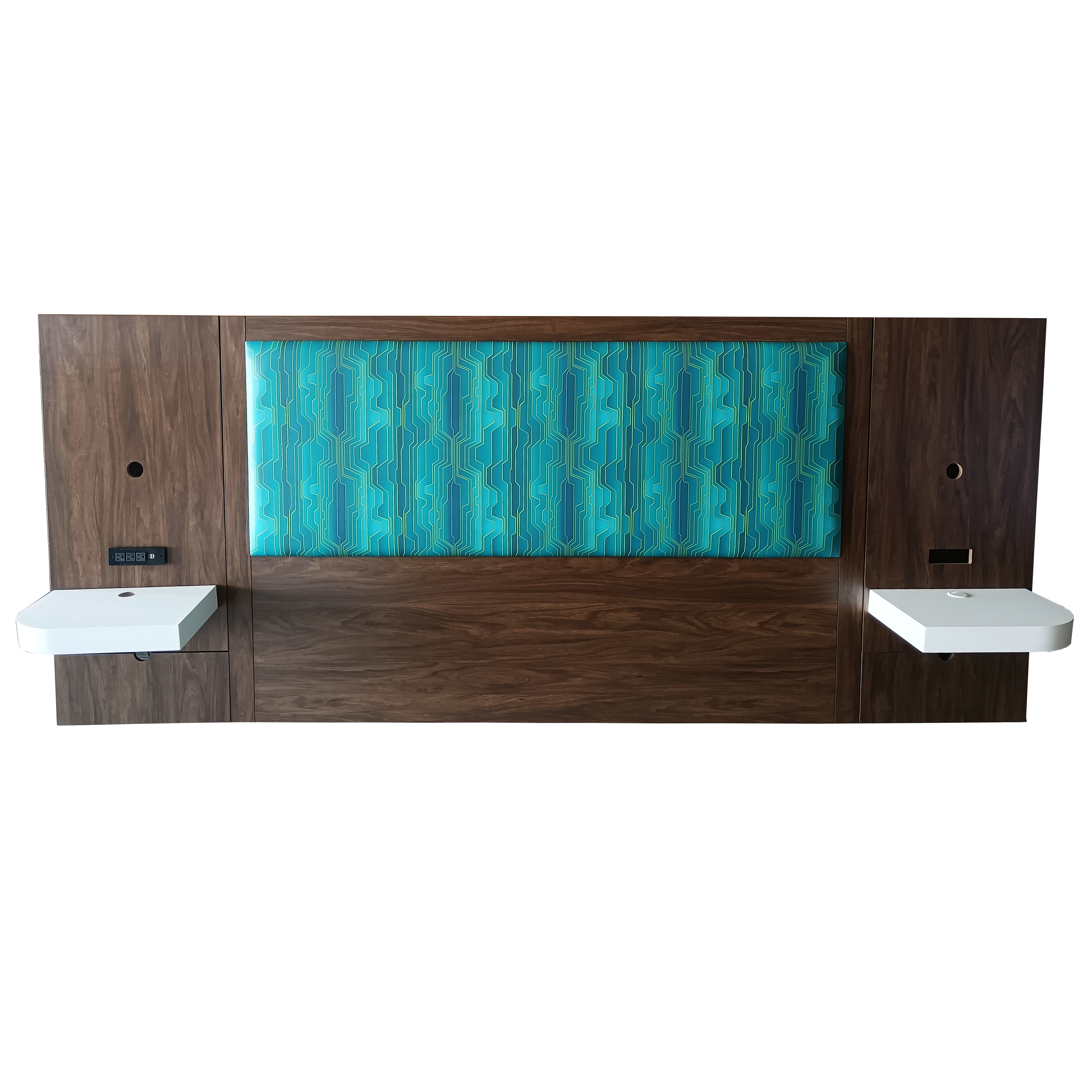 King Head Board avec table de chevet