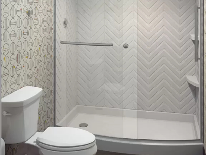 panneau de douche en marbre de culture